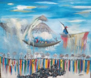 Voir le détail de cette oeuvre: Fête des retrouvailles au village 